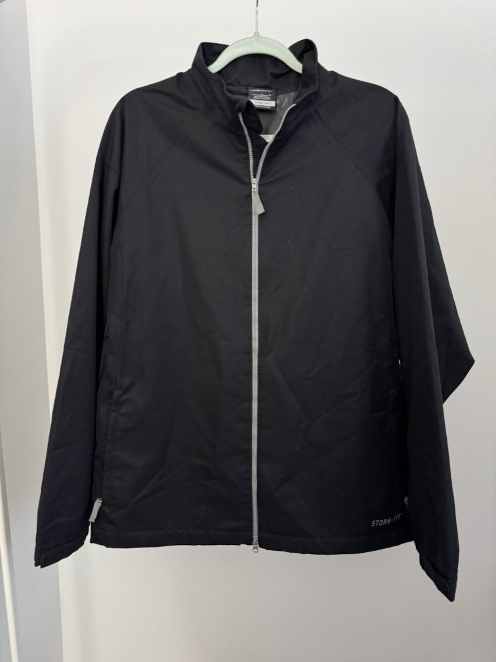 Nike Golf Storm-FIT Jacket Men's Large Black Wind Water Resistant